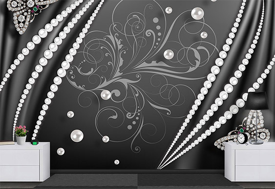 Фотообои Молдова, Кишинев - Шелк с украшениями_4