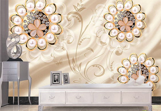 Фотообои Молдова, Кишинев - Шелк с украшениями_2