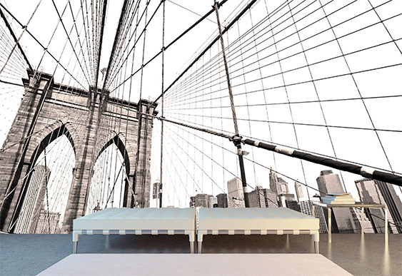 Fototapet Orașe - Alb &amp; Negru New York City_2