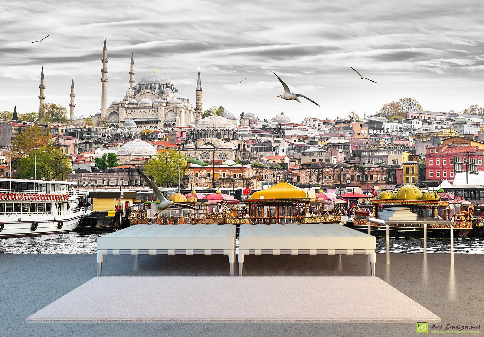 Обои в Кишиневе Город Стамбул | Печать фотообоев и картин, Молдова, Кишинев