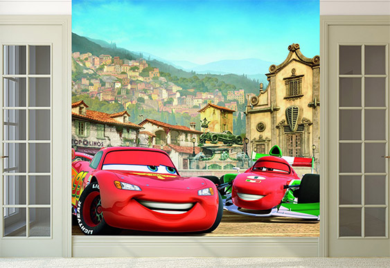 Fototapet pentru copii - Disney, Cars London