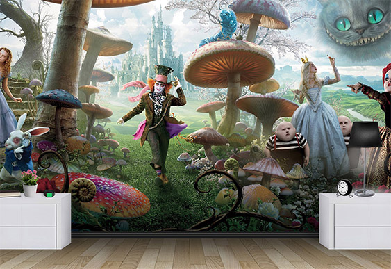 Fototapet pentru copii - Alisa în Țara Minunilor_2