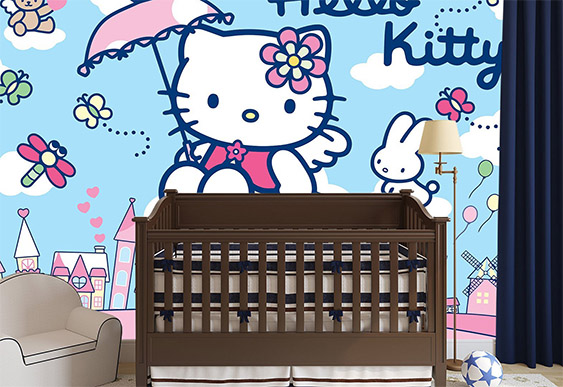Fototapet pentru copii - Hello Kitty