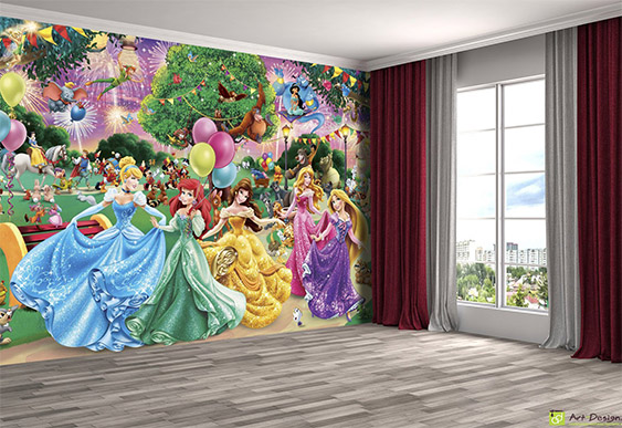 Fototapet pentru copii - Disney prințesa_2