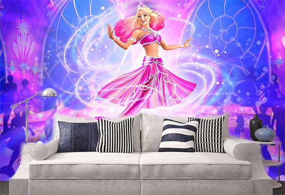 Fototapet pentru copii - Barbie sirena