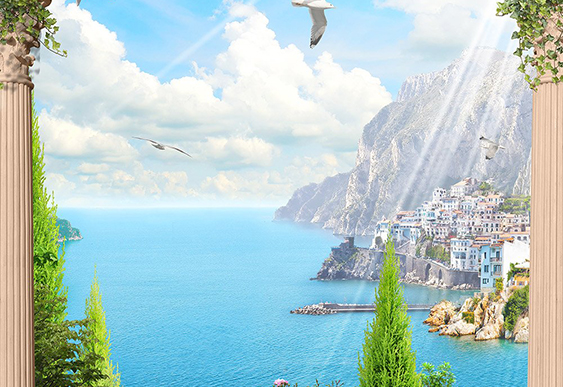 Fototapet Fresco - Peisaj marin