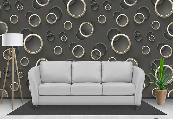 Fototapet cu efect 3D - Inele_4