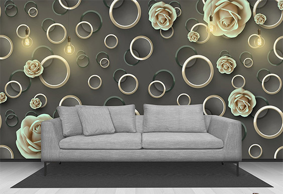 Fototapet cu efect 3D - Inele_6