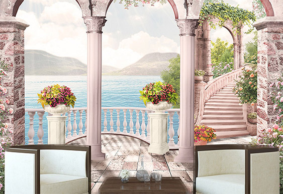 Fototapet Fresco - Navele pe mare