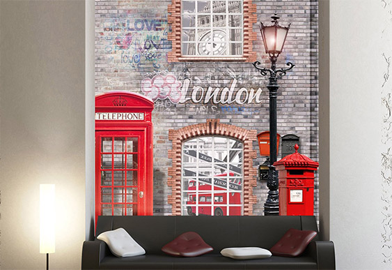 Fototapet Fresco - Strada la Londra, Anglia