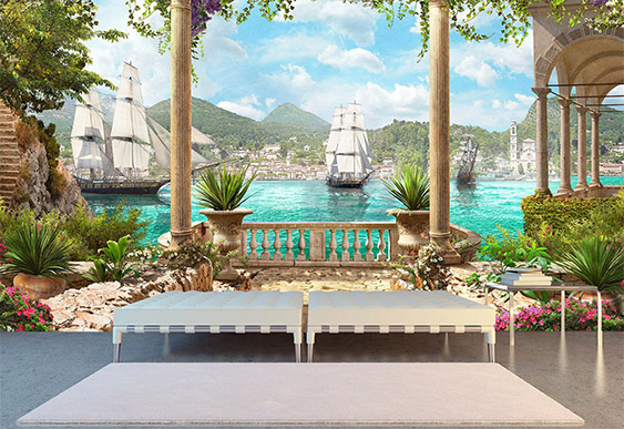 Fototapet Fresco - Pictura de arta, Fressco