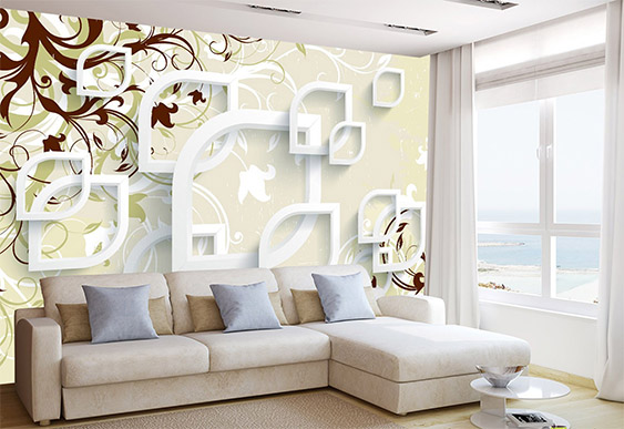 Fototapet cu efect 3D - Romb