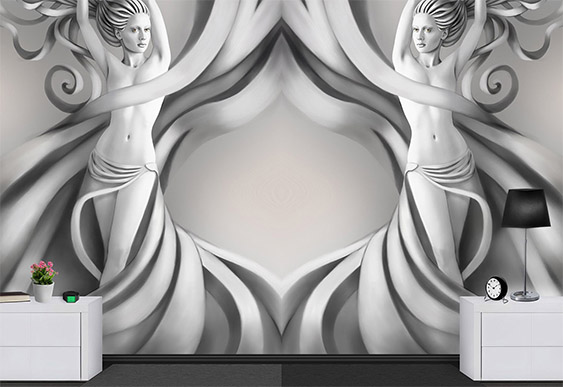 Fototapet stereoscopica - Cireș