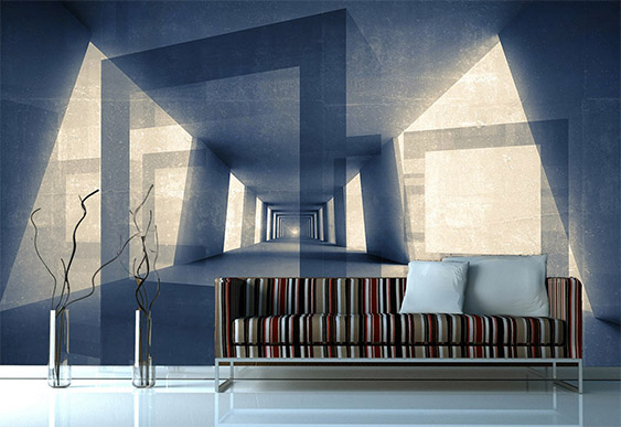 Fototapet la comandă, Digital - Abstracție, Tunel