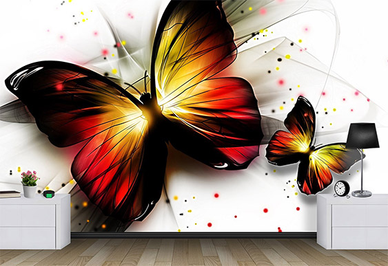 Фотообои Кишинев - Бабочки, Абстракция
