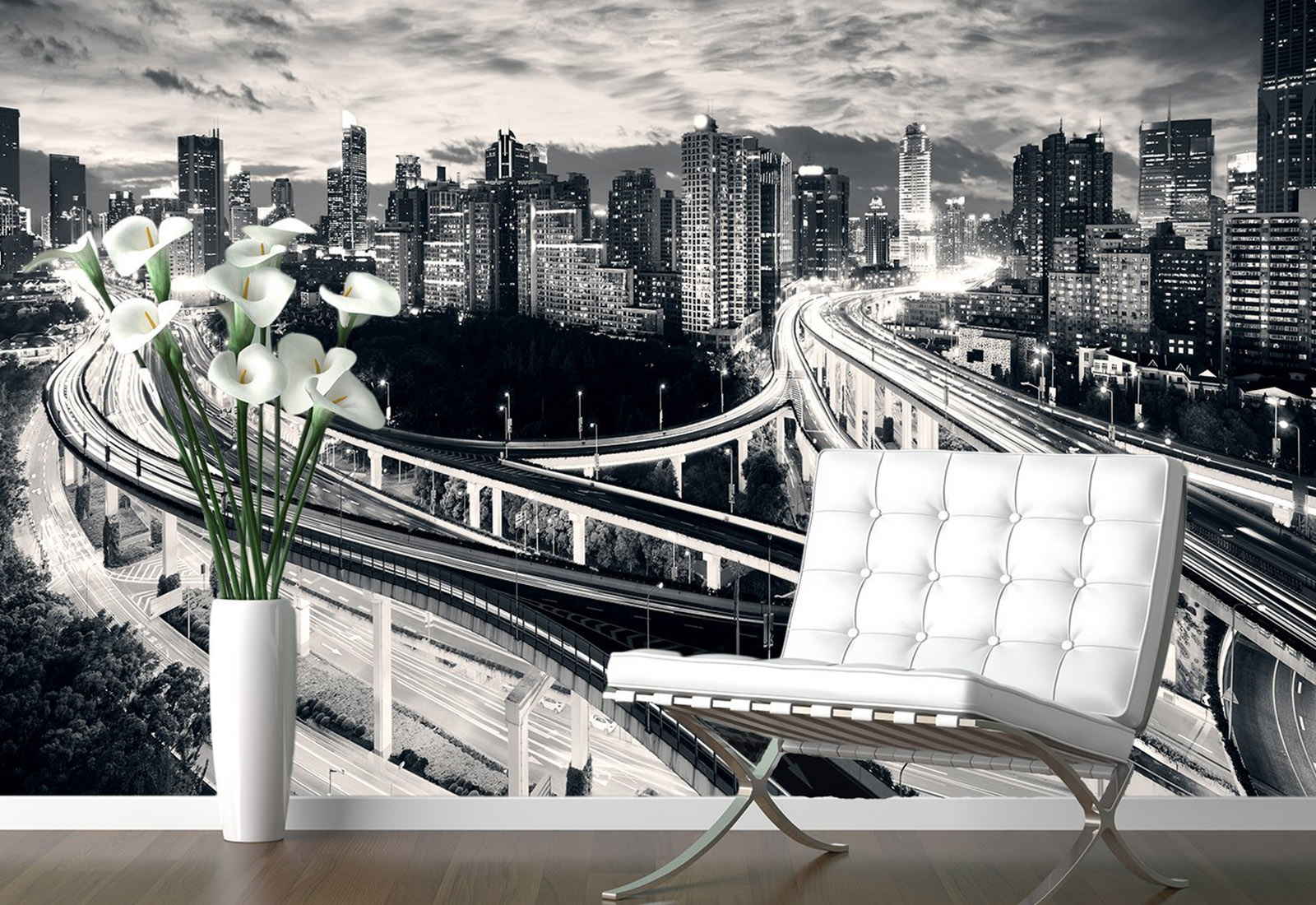 Fototapet Orașe - New York, oraș de noapte