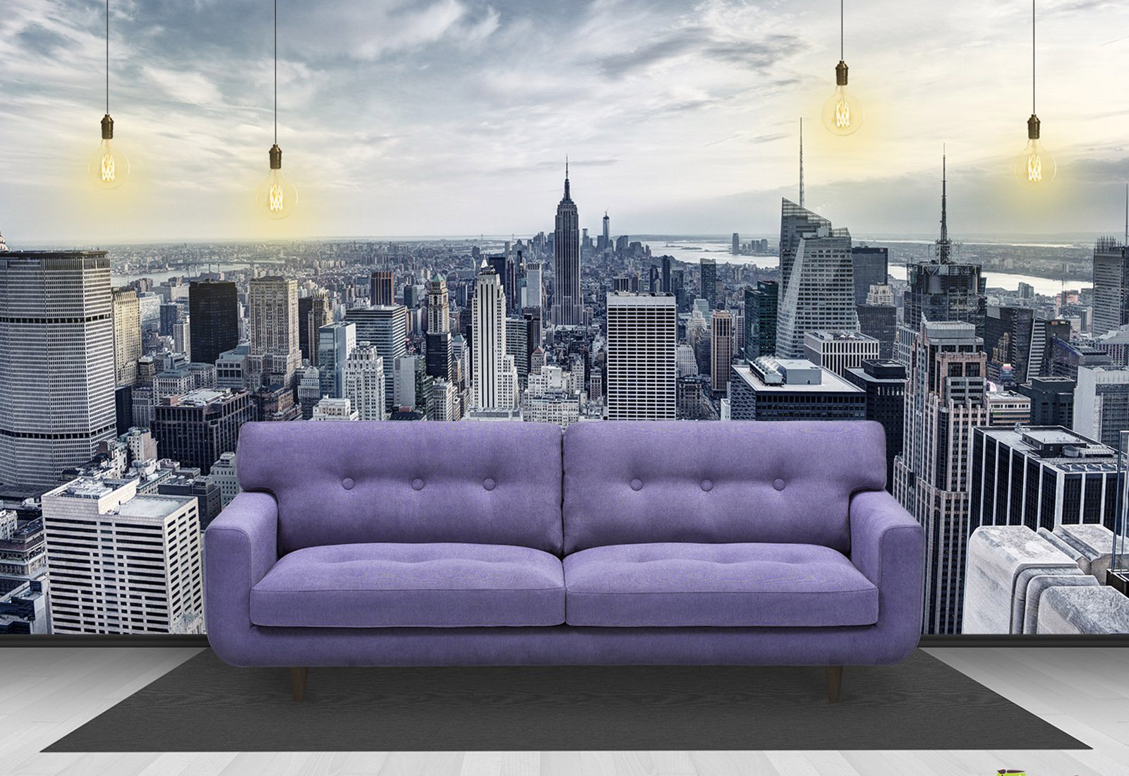 Фотообои Города и Страны - Черно-белый Нью-Йорк_3