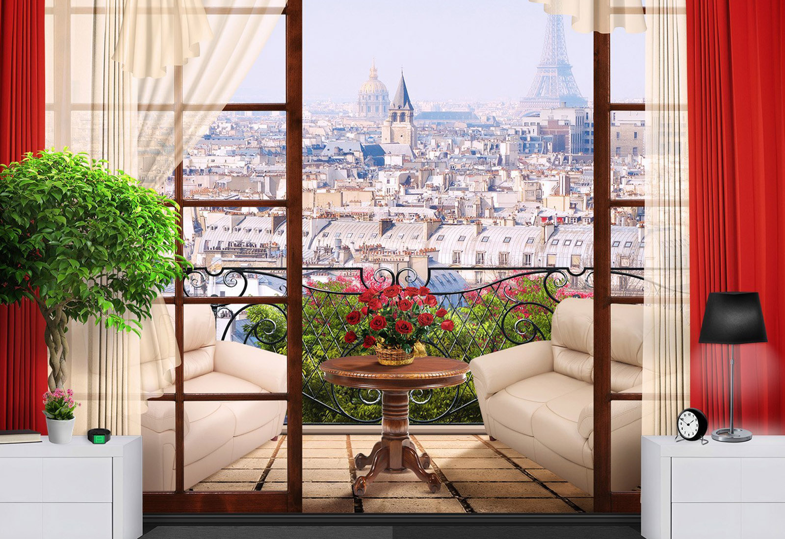 Fototapet - Vedere de la fereastra