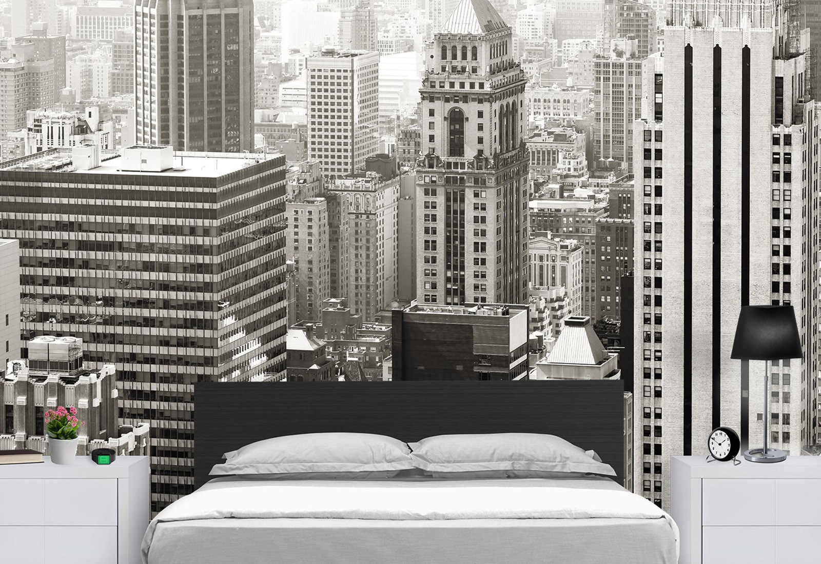 Fototapet Orașe - Alb &amp; Negru New York City_7