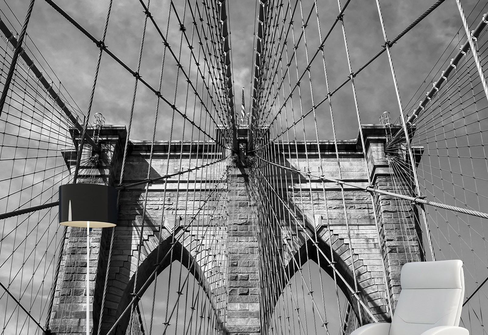 Fototapet Orașe - Alb &amp; Negru New York City_8