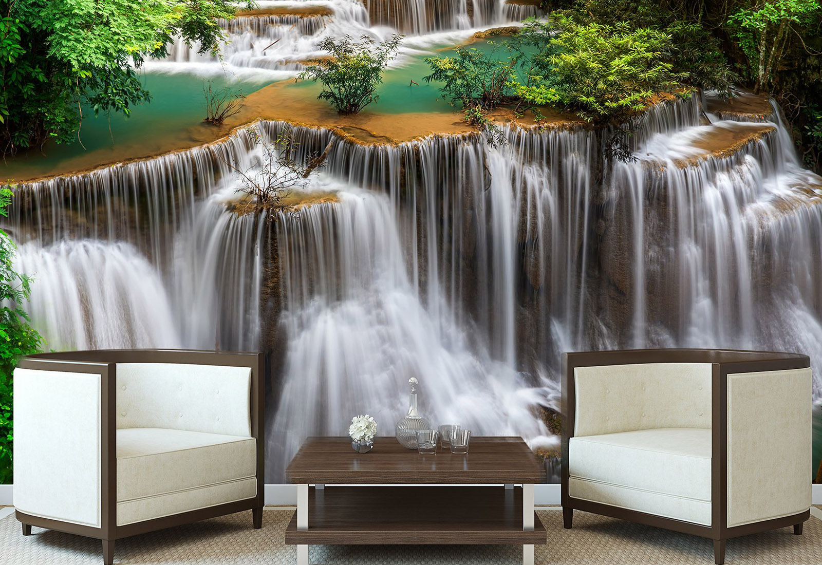 Фотообои в Кишиневе - Парк, Водопад