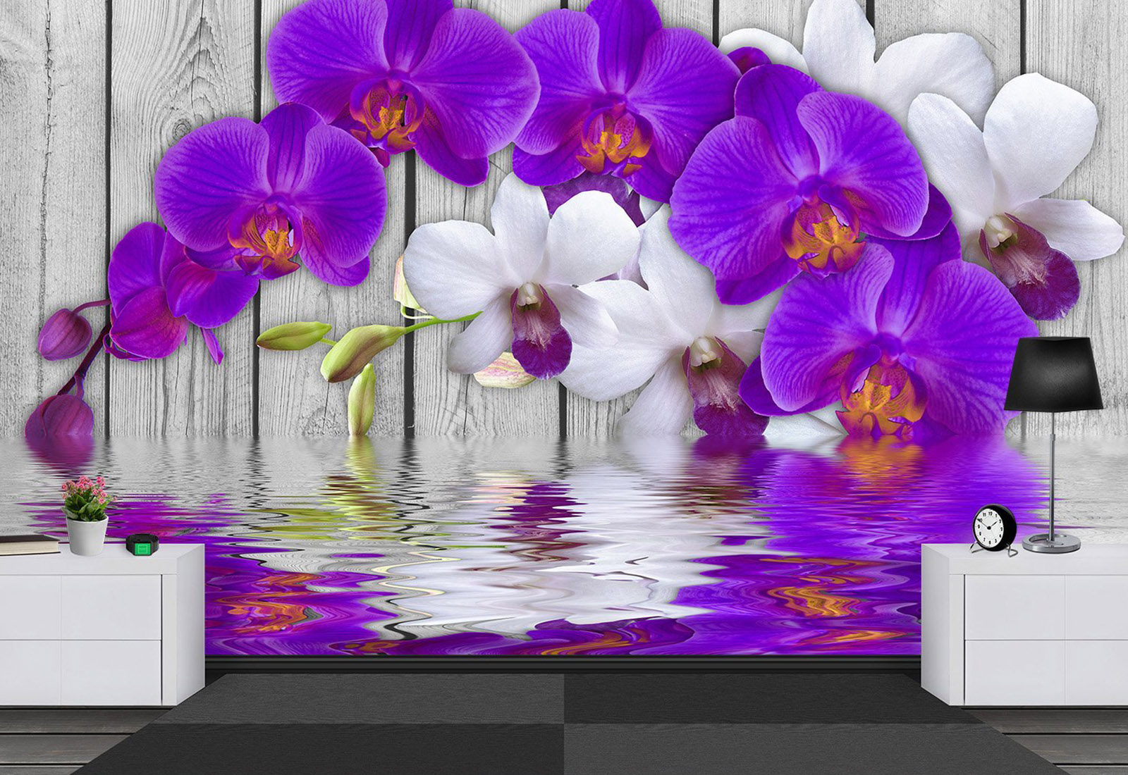 Fototapet Flori - Orhideea în apă