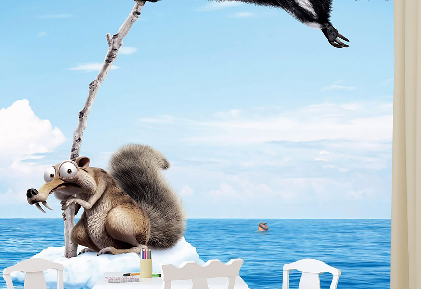 Fototapet pentru copii - Scrat ice age, Disney