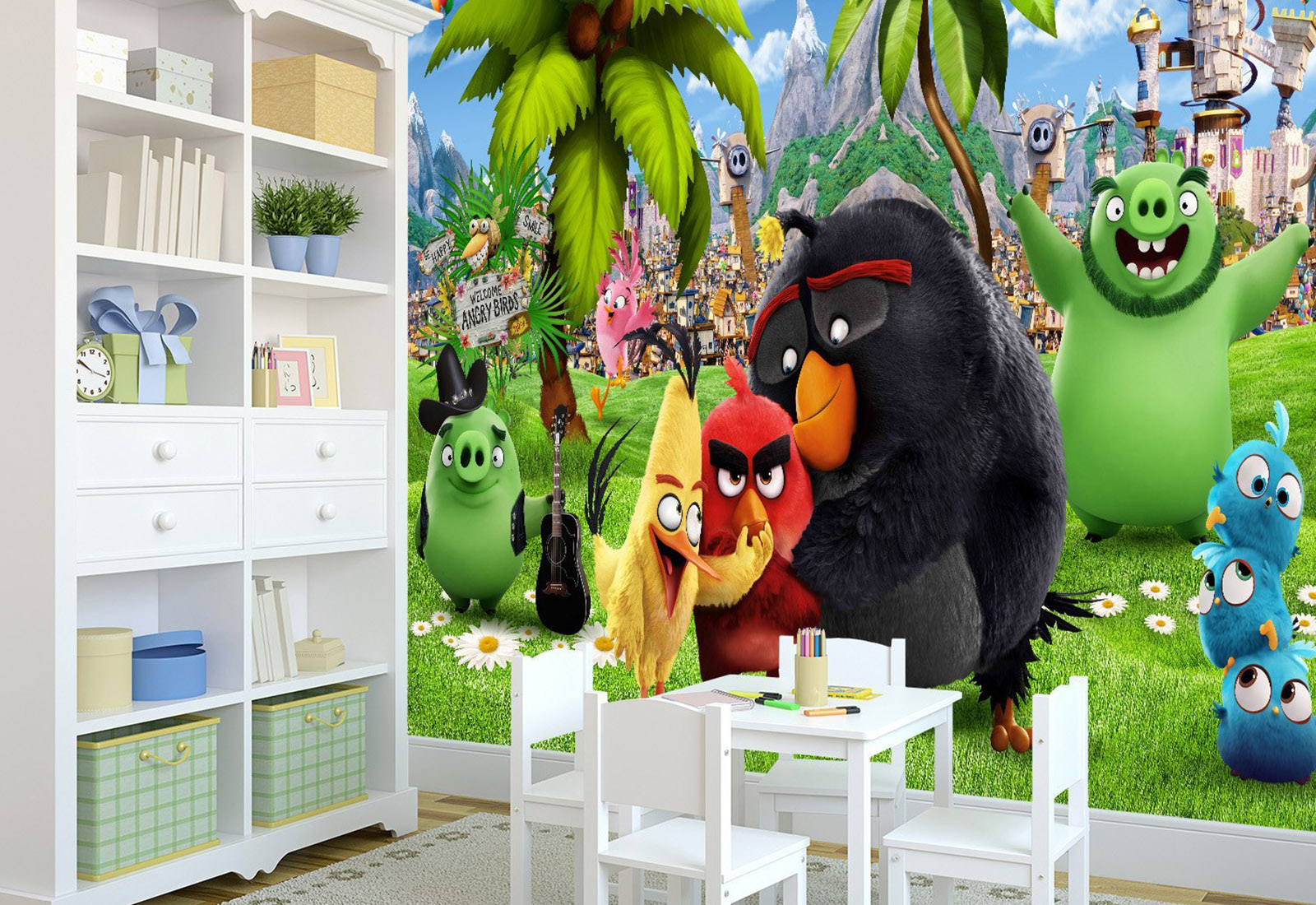 Fototapet pentru copii - Angry birds