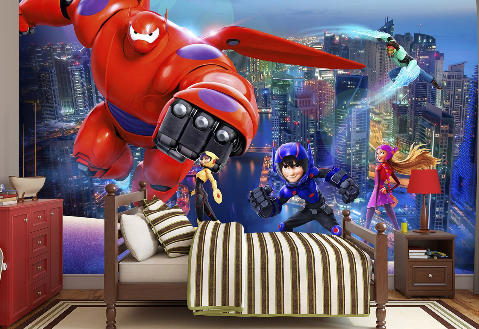 Фотообои детские - Город героев