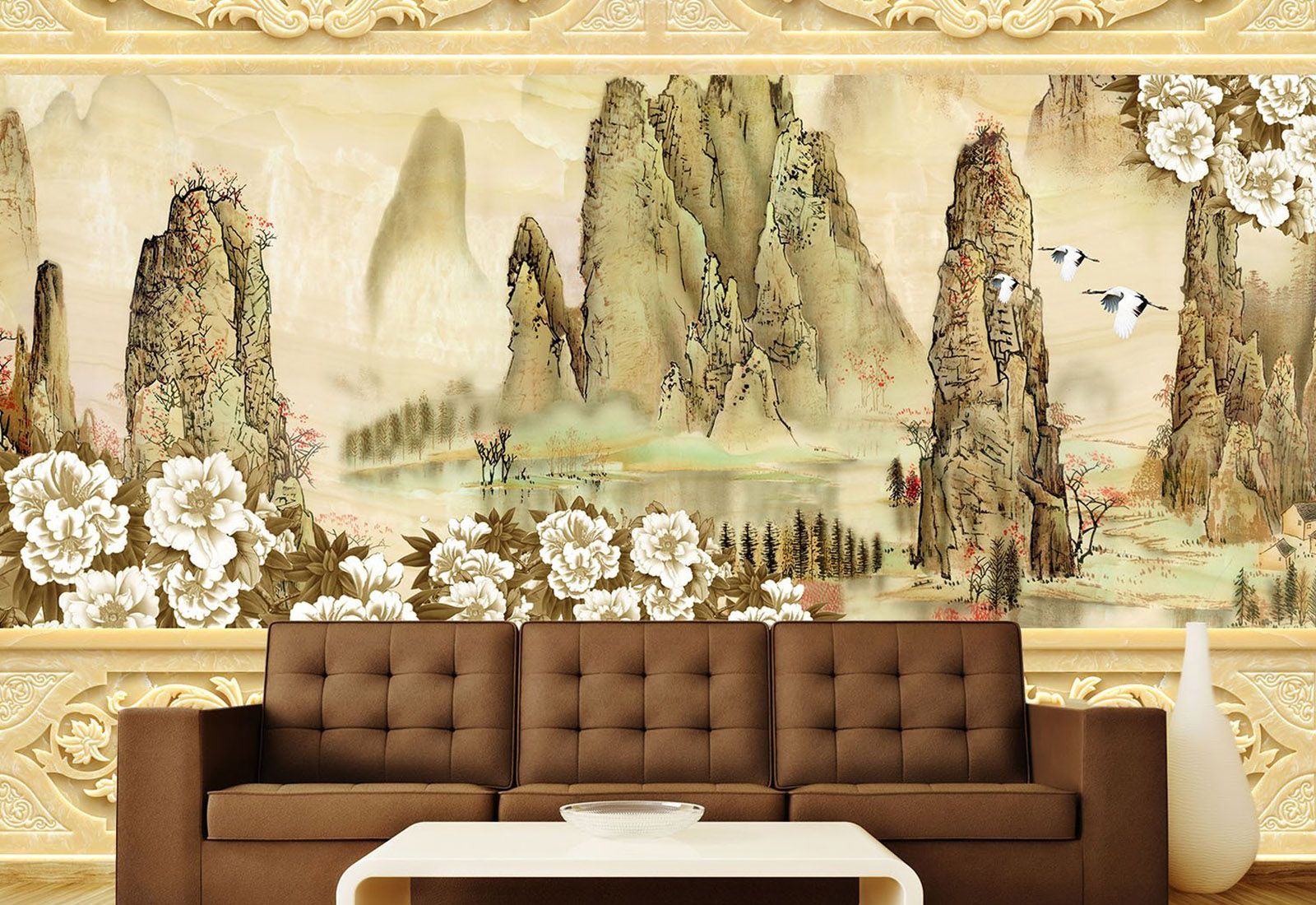 Fototapet Retro, Vintage - Motiv Chinezesc