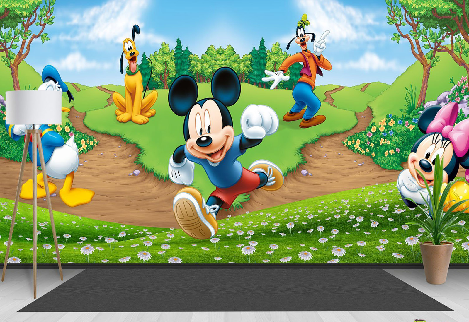 Fototapet pentru copii - Mickey si prietenii lui_3