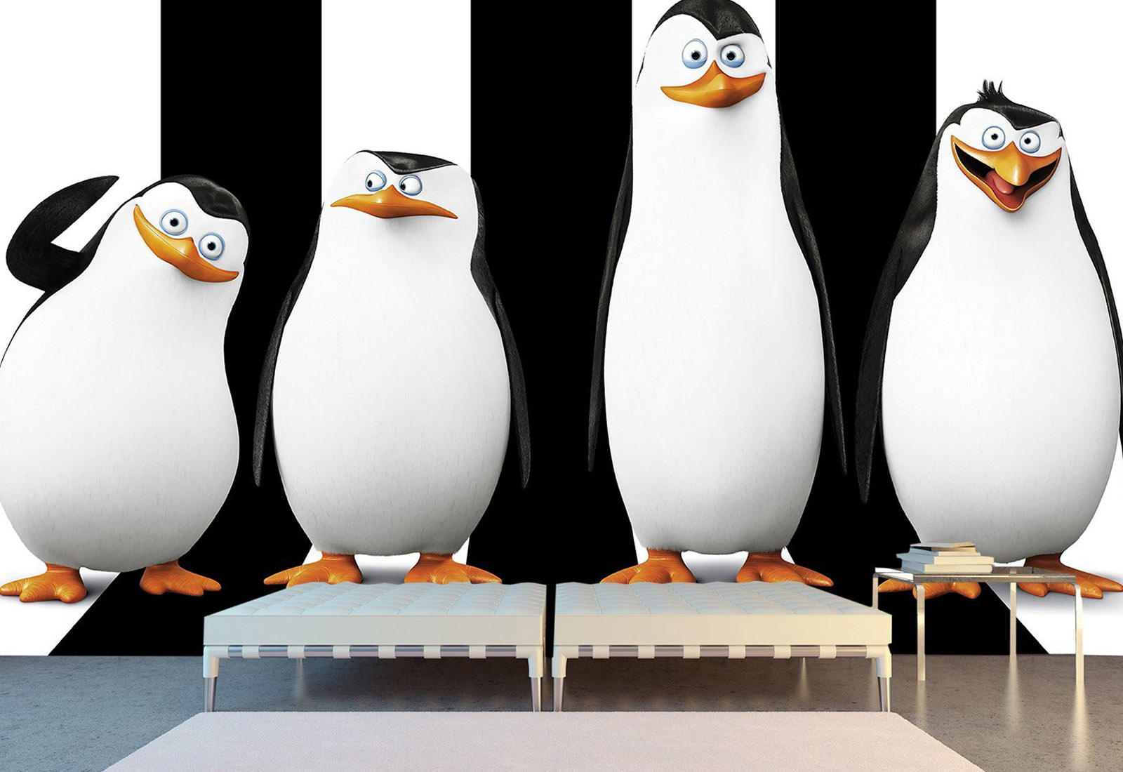 Fototapet pentru copii - Pinguini din Madagascar