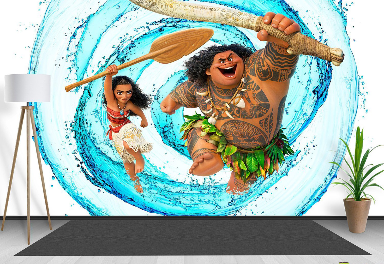 Fototapet pentru copii - Disney Moana și Maui