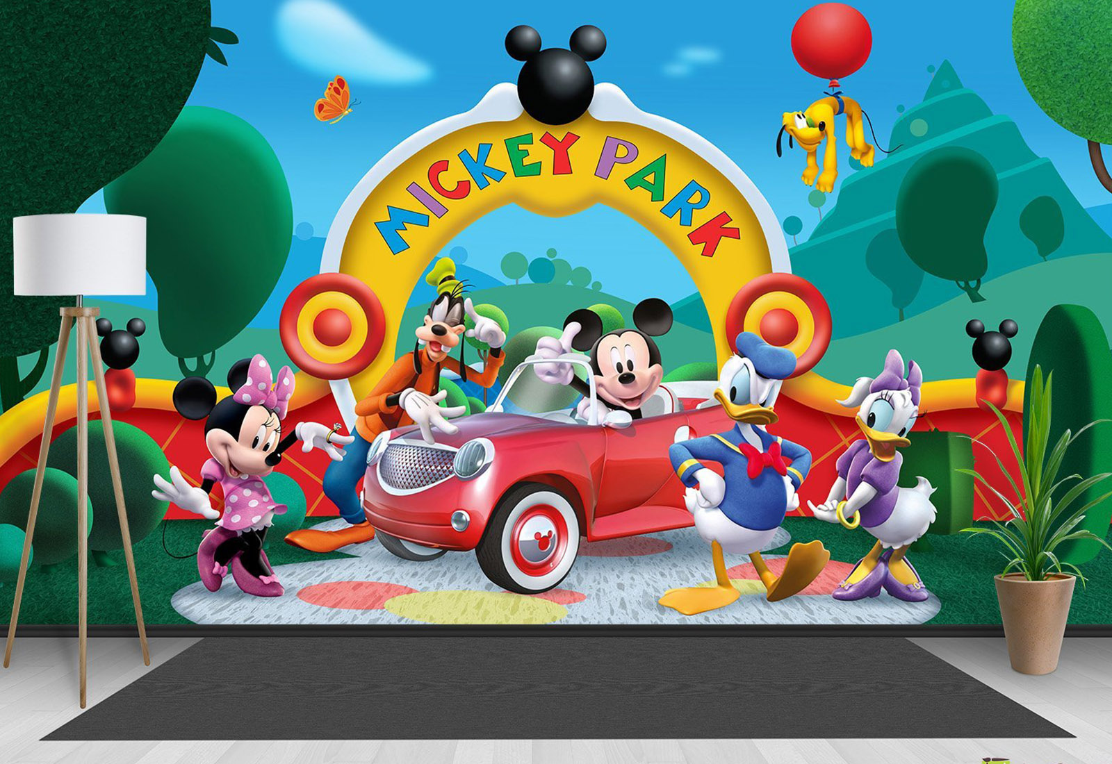 Фотообои детские - Дисней, Парк Микки