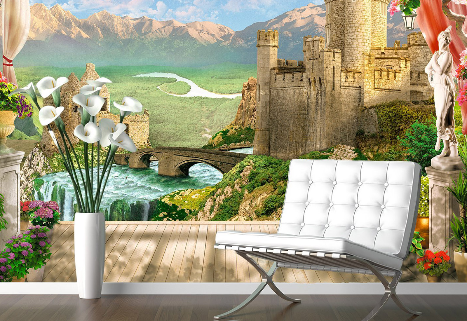 Фотообои фрески, на заказ -  Старый город_5