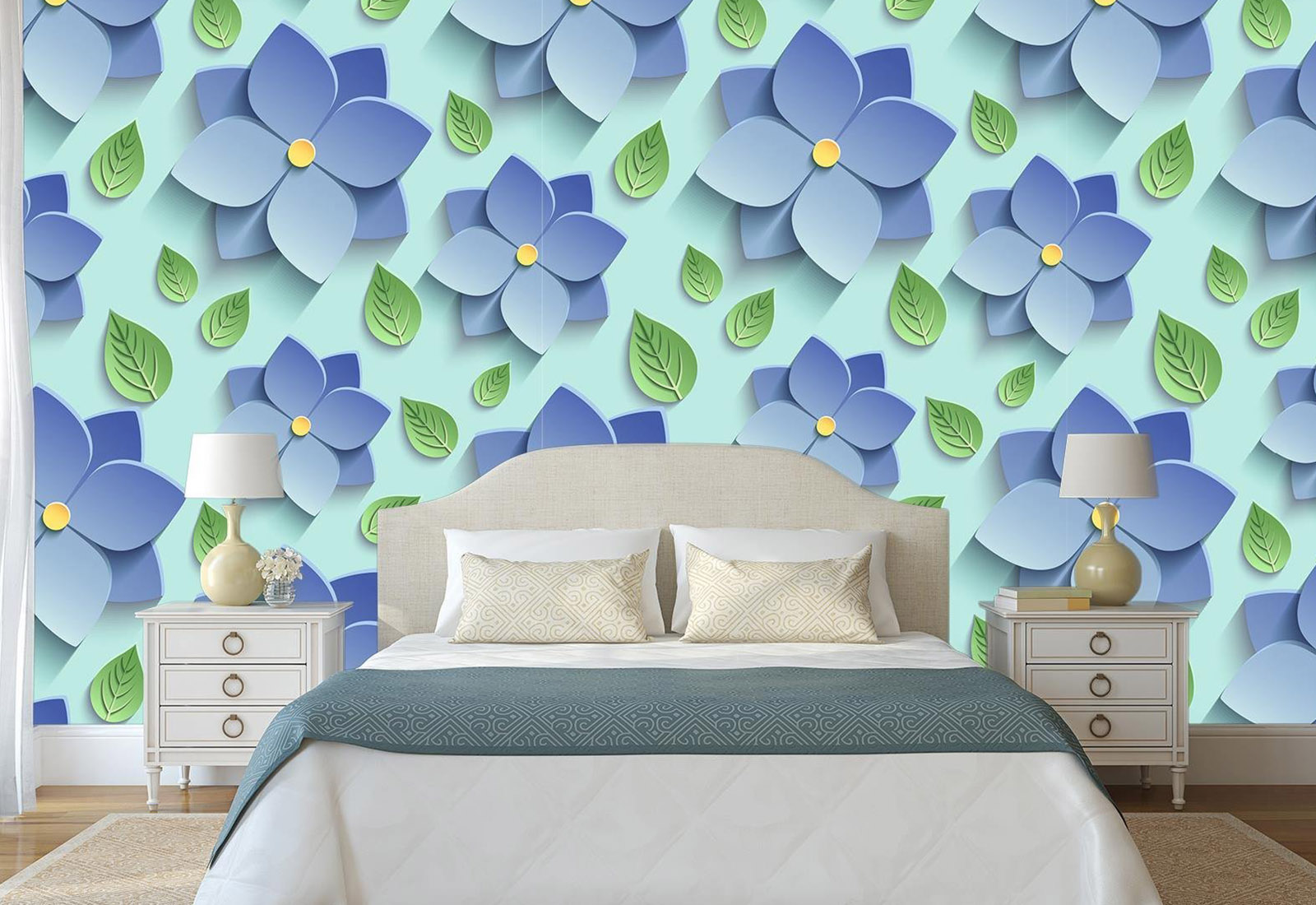 Фотообои с 3D эффектом - Цветы