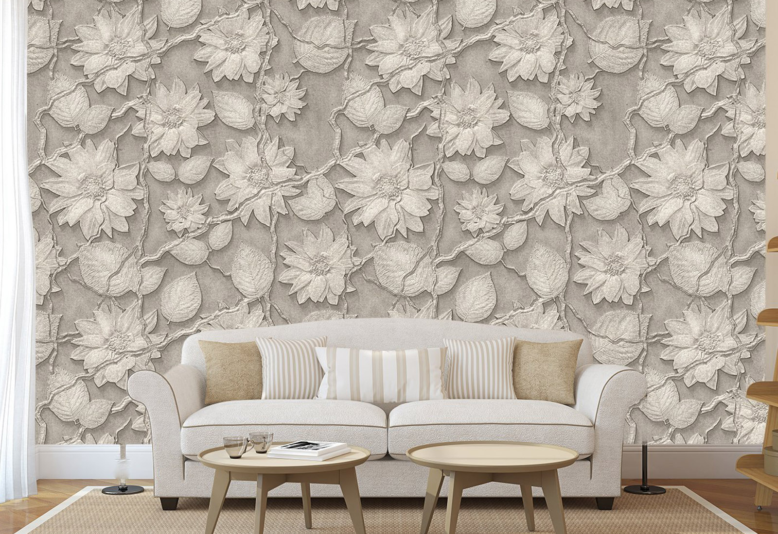 Фотообои с 3D эффектом - Цветы_5