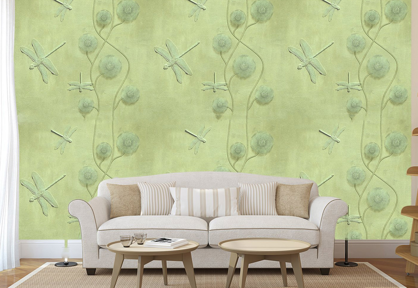 Фотообои с 3D эффектом - Стрекоза