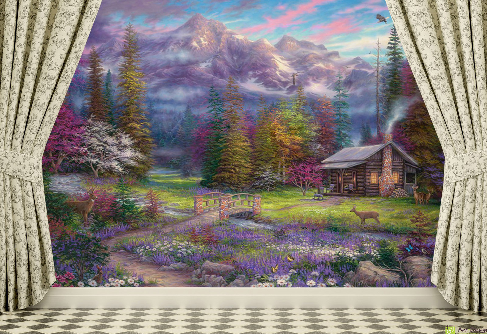 Fototapet Fresco - Pictura de arta_3