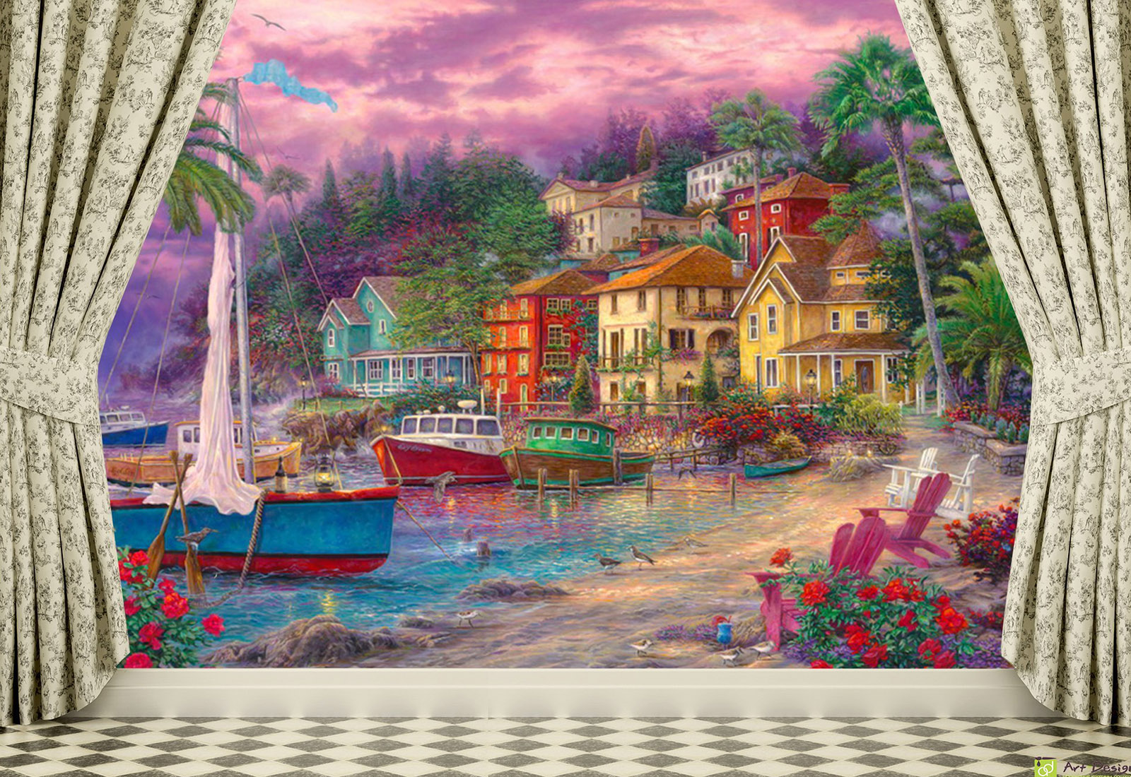 Фотообои фрески, на заказ - Арт искусство_4