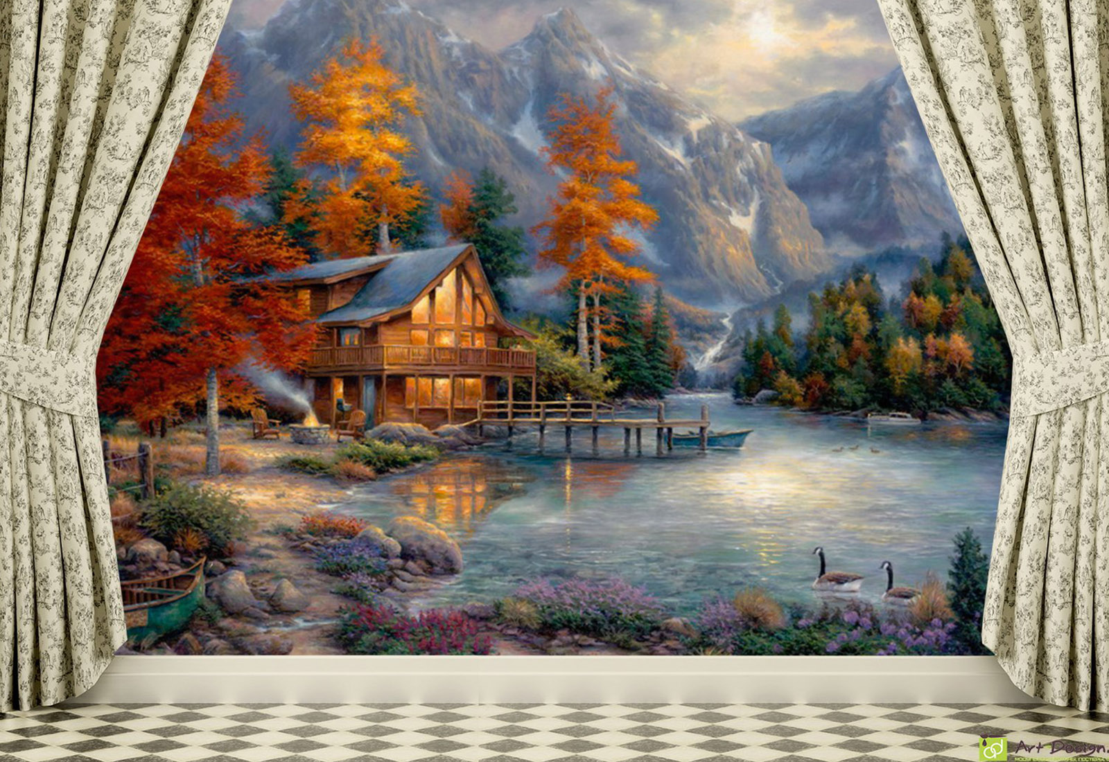 Фотообои на стену - Арт искусство_6