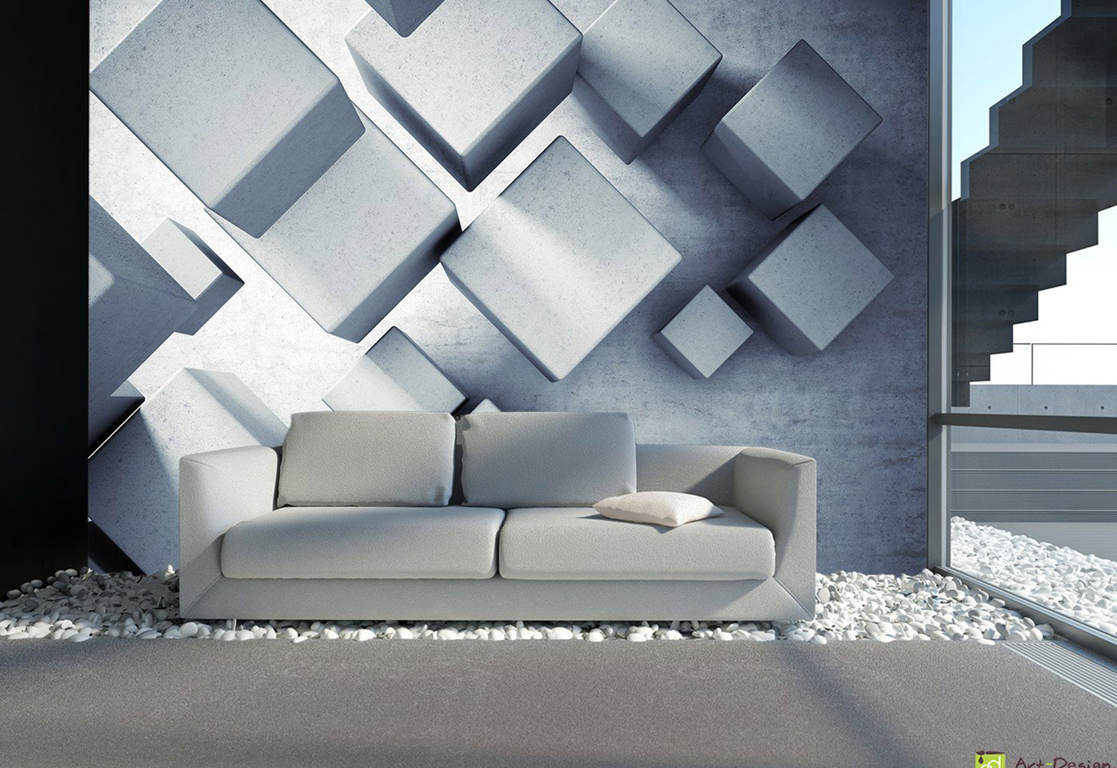 Fototapet la comandă, Digital - Grafică,cuburi_3