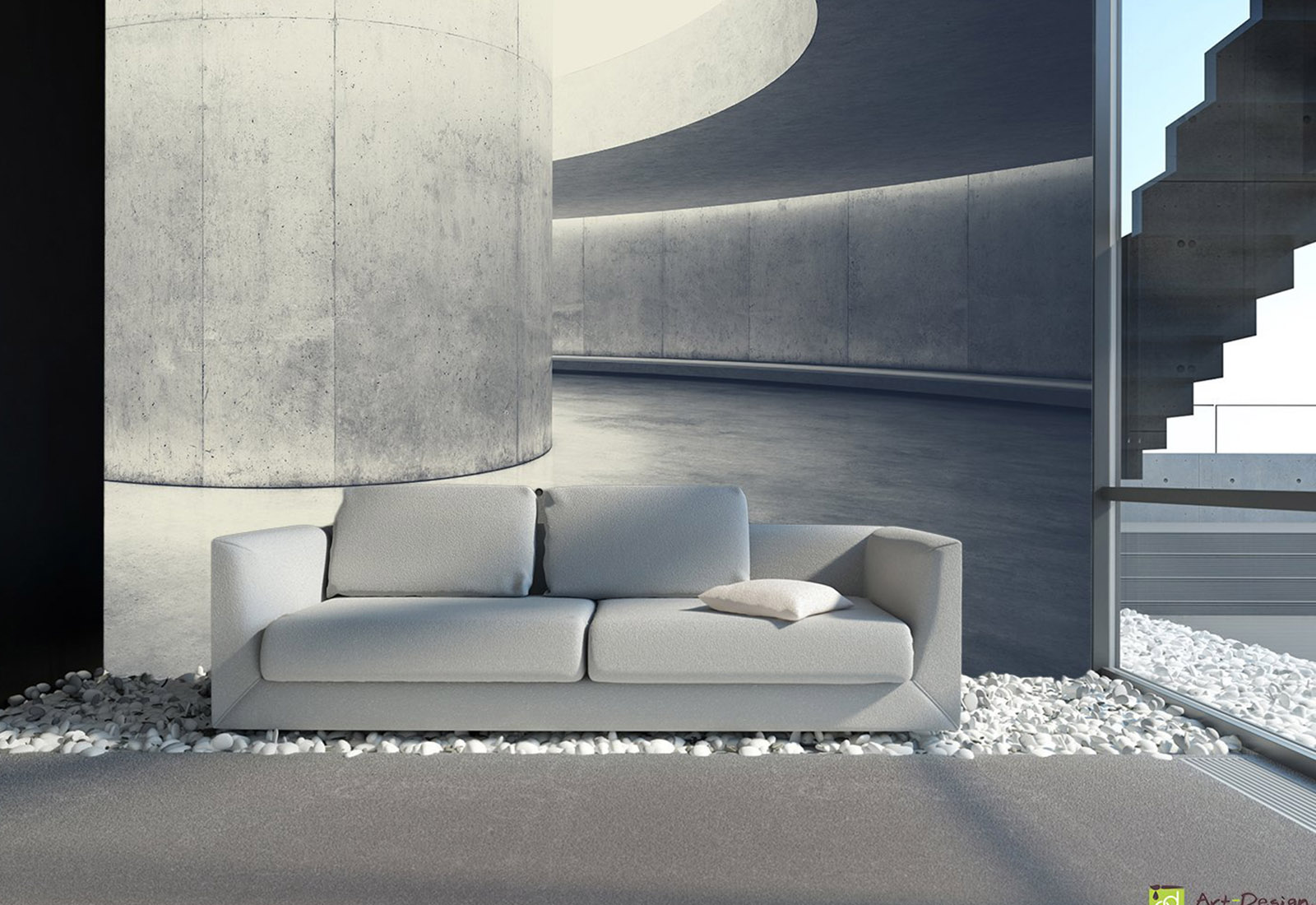 Фотообои на заказ, Иллюстрация -  Графика, Туннель_3