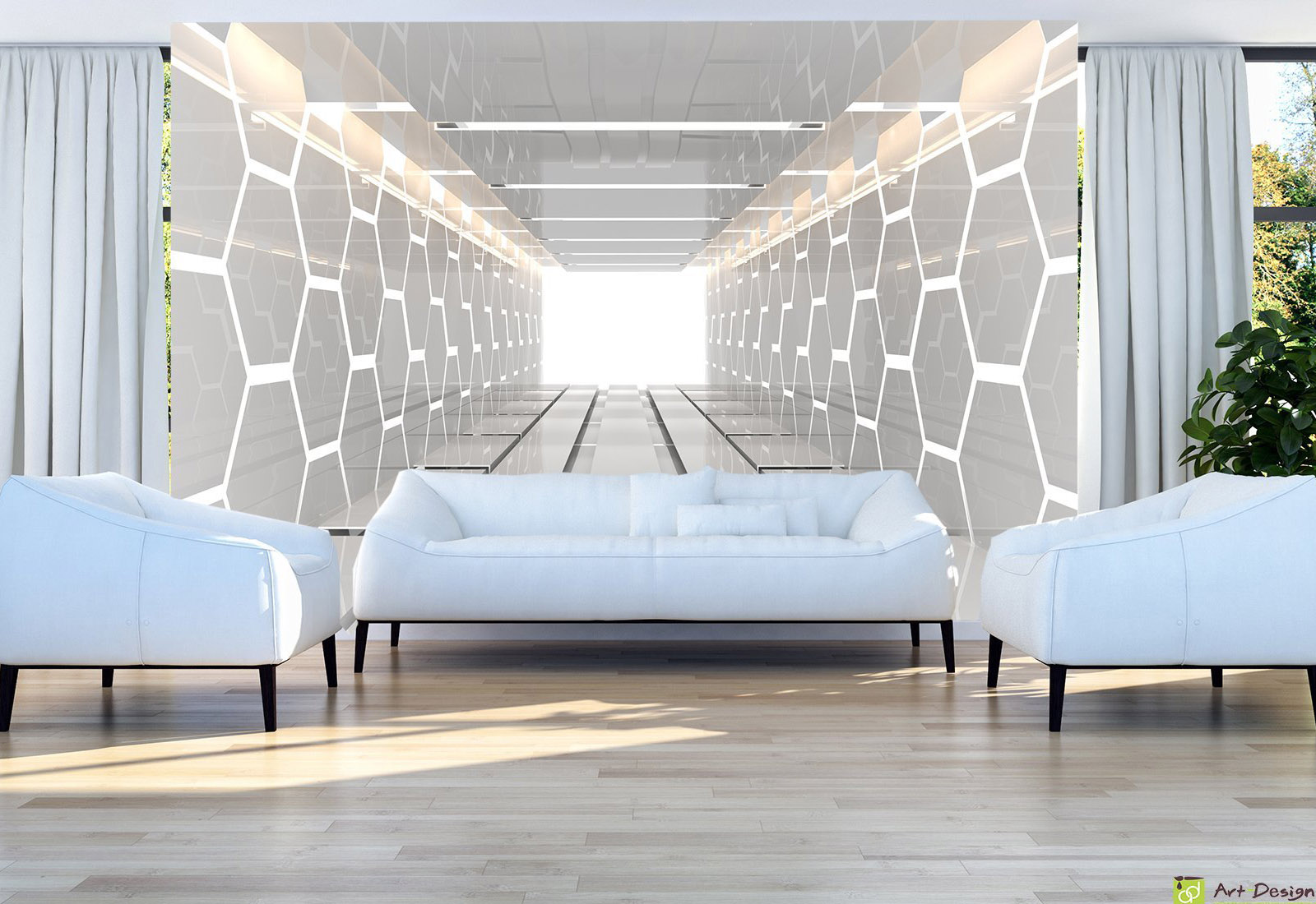 Fototapet la comandă, Digital - Grafică, Tunel_5