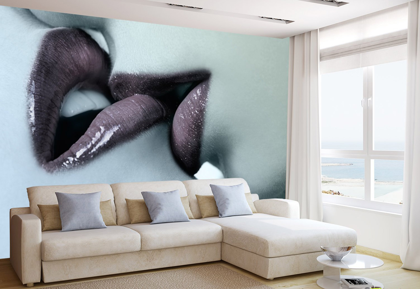 Fototapet la comandă, Digital - Un sărut delicat