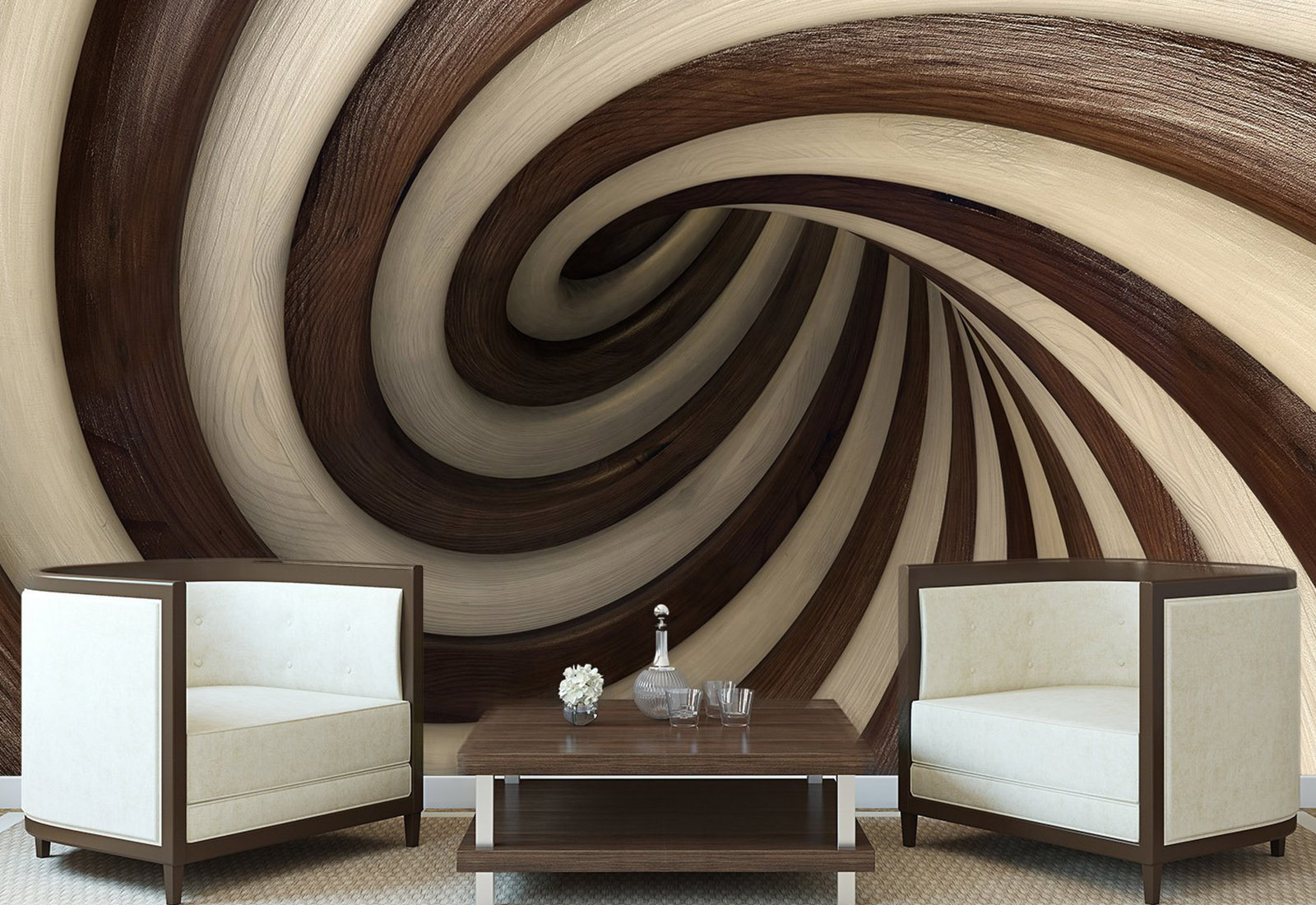 Fototapet la comandă, Digital - Grafică, Abstracție Tunel_2