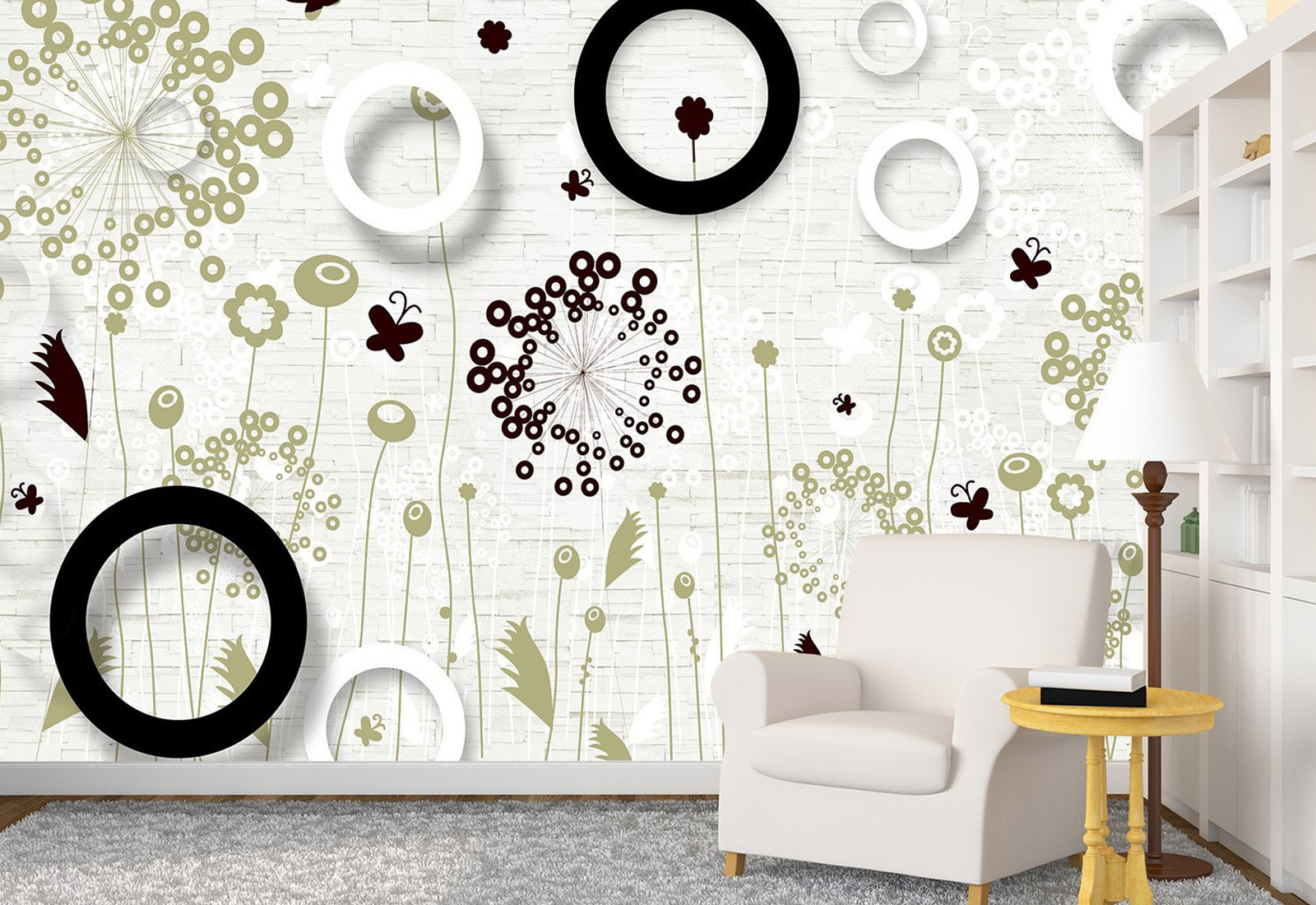 Фотообои Молдова, Кишинев - Цветочная абстракция