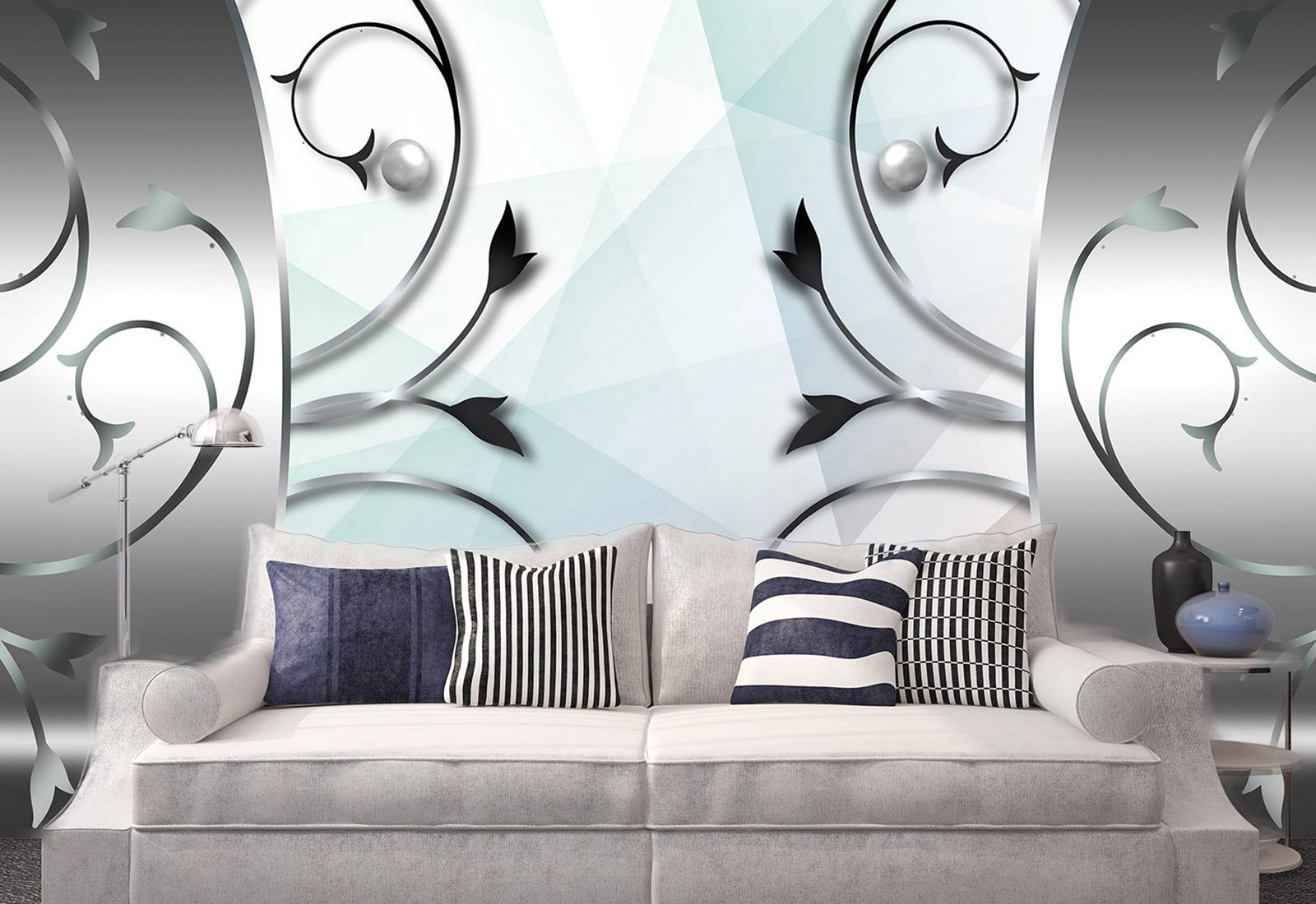 Fototapet la comandă, Digital - Grafică, 3D Abstracție cu ornamente