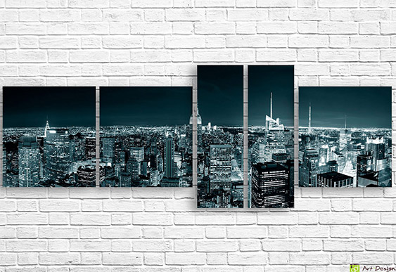 🏙️ Tablou modular „New York. Marele oraș”
