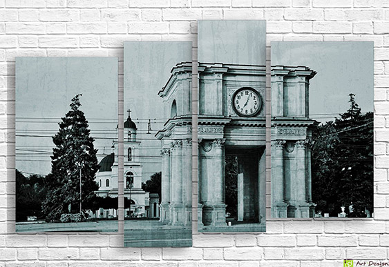 🏛️ Tablou modular Arcul de Triumf Chișinău
